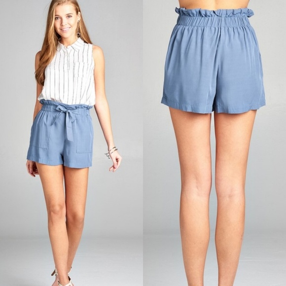 Sweetbb Pants - ELLIE Front Tie Shorts.